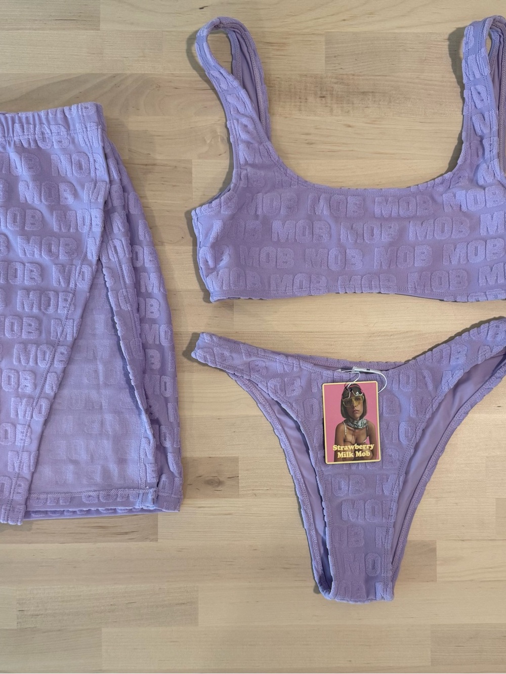Strawberry Milk Mob Bikini - Picture 2 of 8